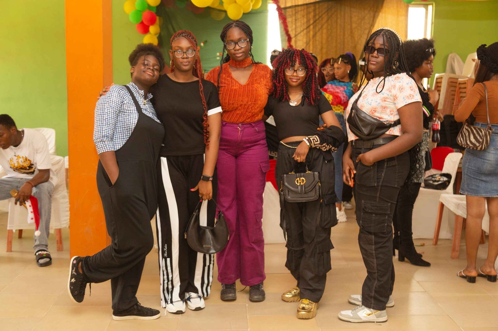 Christmas Party 2023 – students celebrating